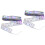 2Pcs Glowing Cloth Ribbon Lamp String Silver Xmas Tree Hanging Decor 5