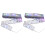 2Pcs Glowing Cloth Ribbon Lamp String Silver Xmas Tree Hanging Decor 3