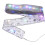 2Pcs Glowing Cloth Ribbon Lamp String Silver Xmas Tree Hanging Decor 2