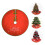 Christmas Tree Skirt Red Cloth 1 Pc 48in 6