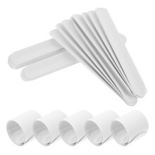 180Pcs Kids White Slap Bands Portable Fun Wrist Accessories