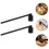 2 Pcs Candle Extinguisher Cover Antique Replacement Diy Black 6