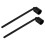 2 Pcs Candle Extinguisher Cover Antique Replacement Diy Black 8