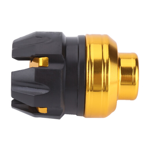 Front Fork Frame Sliders for Motorbikes Aluminum CNC Crash Protectors Gold Set 2