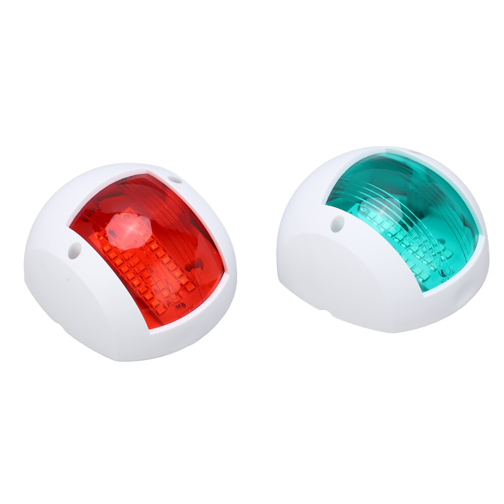 Boat Marine Signal S 2Pcs Led Navigation Bow S For Yacht Dc 12V-24V Light/Red/Green 3791357620399