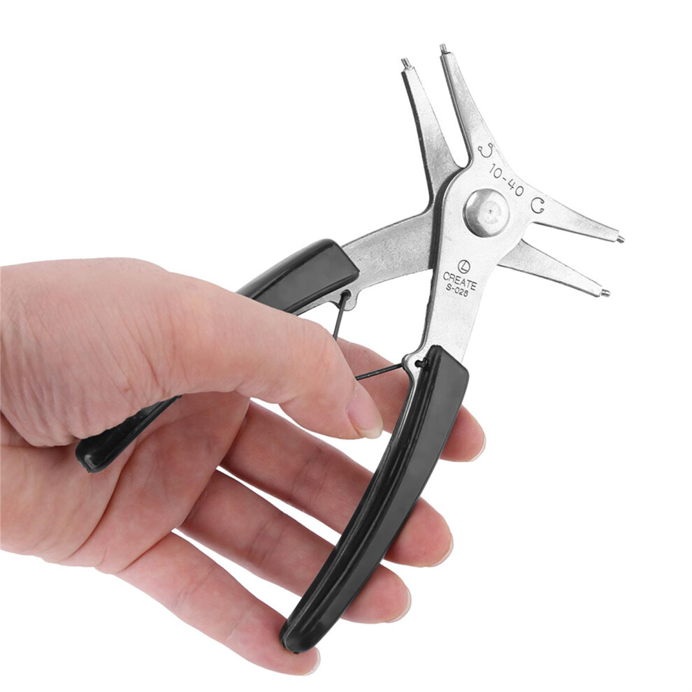 Heavy Duty Circlip Pliers Internal External Dual Purpose Snap Ring Tool 8781357621255