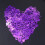 3000Pcs Purple Heart Shape Confetti for Wedding Table Decoration 7