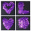 3000Pcs Purple Heart Shape Confetti for Wedding Table Decoration 9