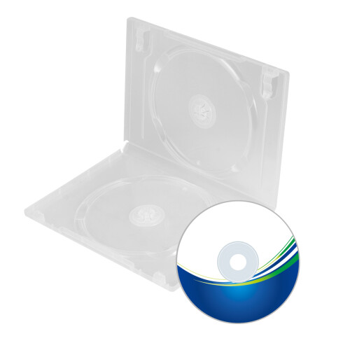 6Pcs De Armazenamento Para Cd, Estojo Transparente Para Dvd 1
