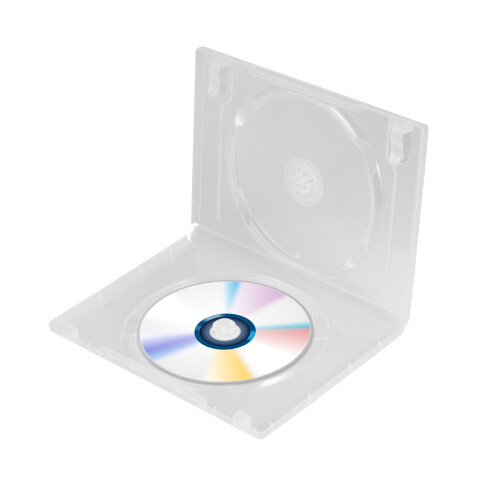 6Pcs De Armazenamento Para Cd, Estojo Transparente Para Dvd 2