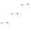 6 Pcs Rhinestone Eagle Brooch with Chain Tassel Lapel Pin 5