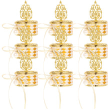 12St Gouden Plastic Candy Geschenkdoos Voor Feestjes