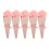 5St Elegante Candy Opslagzakken Roze Papier Cone Voor Bruiloft 1