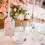 5St Elegante Candy Opslagzakken Roze Papier Cone Voor Bruiloft 9