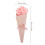 5St Elegante Candy Opslagzakken Roze Papier Cone Voor Bruiloft 6