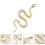 1St Chic Slangvormige Broche Modieuze Accessoire 4
