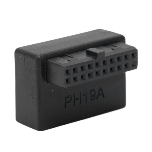 USB 3.0 Front Panel Adapter 19Pin auf 20Pin, 90 Bogen für PC-Motherboard 1