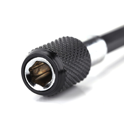 1/4 Inch Hex Quick Release Screwdriver Bit Holder 100MM Black Knurling 2