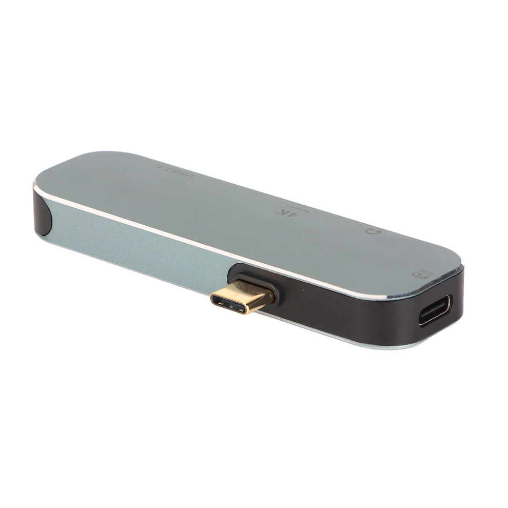 Type C Hub With Pd Charging & 4K 60Hz, 10Gbps, Silver 8421357624046