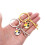 6Pcs Pendants Creative Hanging Ornament for Bag Car Use 6