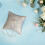 3Pcs Wedding Ring Pillow With Lace Ribbon 5