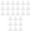 30Pcs Clear Plastic Xmas Pendant Bell-Shaped Candy Storage Container 4