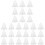 30Pcs Clear Plastic Xmas Pendant Bell-Shaped Candy Storage Container 3