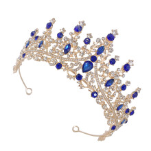 1Blauwe Rhinestone Tiara Bruidskroon Voor Bruiloft En Feest