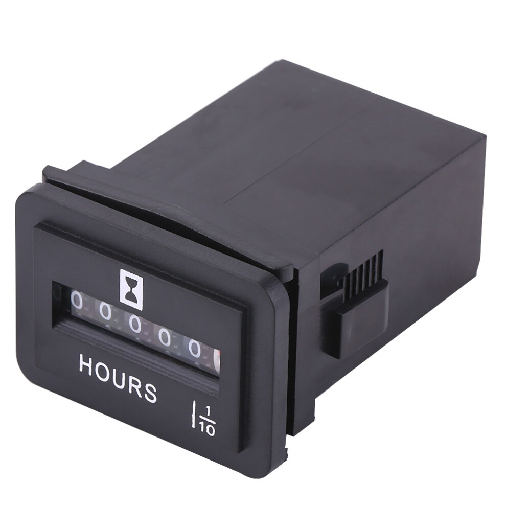 Dc 6-80V Mechanical Engine Hour Counter For Marine & Generator Use Hm001 8001357625313
