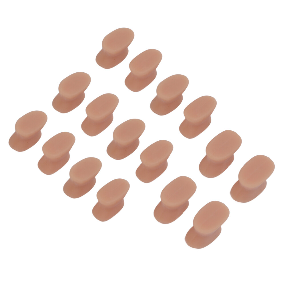 Toe Separator Set: 8 Pairs Silicone Bunion Relief Skin Tone Corrector
