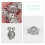 2St DIY Smyckesclips I Metall Silver Med 11