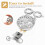 2St DIY Smyckesclips I Metall Silver Med 5