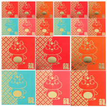 72 Pcs Spring Festival Money Bags Storage Pockets Luck Packets