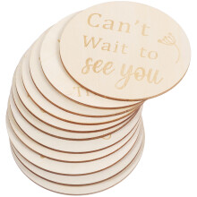 11 pcs pregnancy milestone markers double sided wooden weekly discs