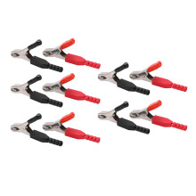10 Stück 40A Schwerlast Isolierte Batterietestklemmen, 20mm Öffnung