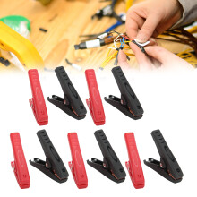 5 Sets Elektrische Testklemmen 30A Isolierte Klemmen für präzise Schaltkreisprüfung