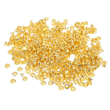 500Pcs Metal Eyelets, Golden, 4.5x9x5mm for Luggage, Shoes & Hats