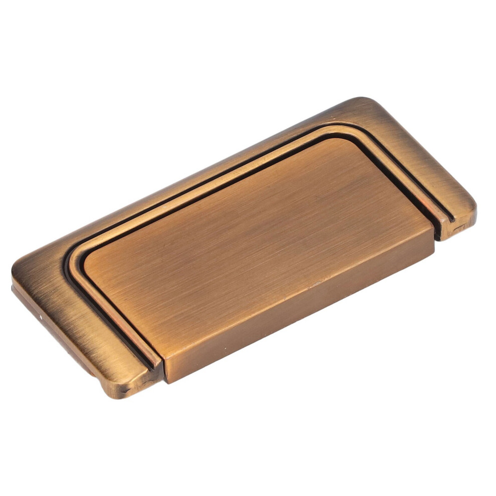 Recessed Door Handle Matte Retro Free Punch Closet Drawer Cupboard Handle 9461357627790