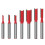 7-teiliges Fräser-Set, 1/4-Schaft, legierter 1
