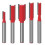 7-teiliges Fräser-Set, 1/4-Schaft, legierter 9