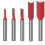 7-teiliges Fräser-Set, 1/4-Schaft, legierter 7