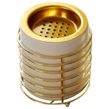 Wax Melting Pot Simple Golden Incense Holder Arab Middle East Censer