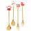 1Set Multifunctionele Gouden Rvs Voor Kerstdiner 5