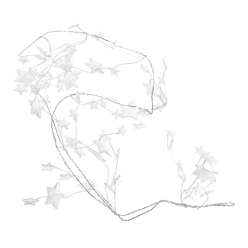 2Pcs Clear Acrylic Star String Lights for Christmas Tree Decoration 2