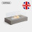 (Hammer Stone Grey) Rectangle Bioethanol Tabletop Fireplace 3