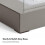 (Hammer Stone Grey) Rectangle Bioethanol Tabletop Fireplace 6