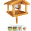 (Default) Premium Bird Table with Built in Feeder 3