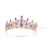 Blauwe Tiara Bruidskroon Zinklegering 2
