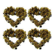 4Pcs Pet Graduation Cap Tinsel Garland Versatile Party Decor