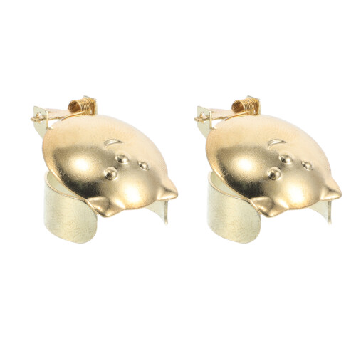 10Pcs Automatic Candle Flame Snuffers Metal Extinguisher Golden